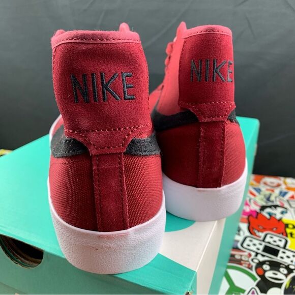Nike SB Blazer Court Mid Red Mens Various Sizes - Picture 8 of 11